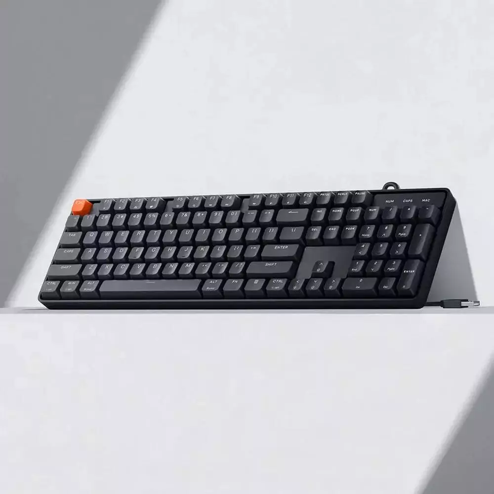 Купить Проводная клавиатура Xiaomi Wired Mechanical Keyboard (JXJP01MW) Blue Switch - фото 1