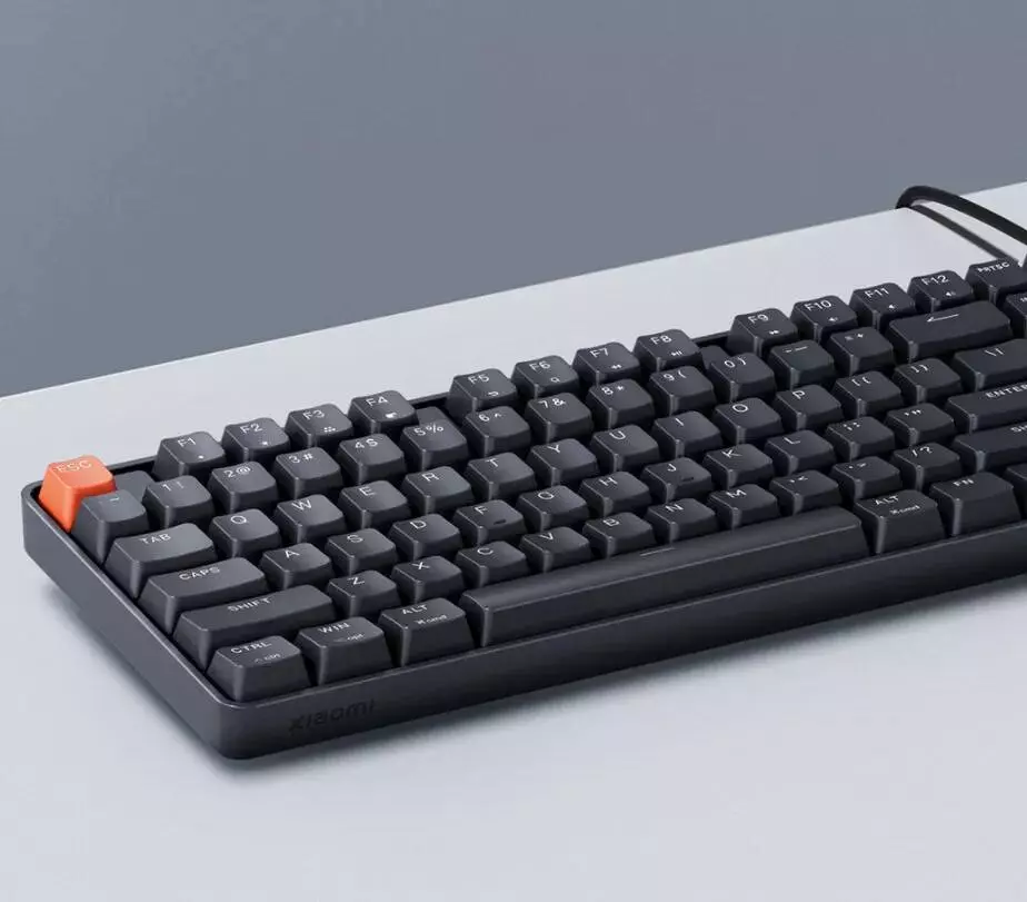 Проводная клавиатура Xiaomi Wired Mechanical Keyboard (JXJP01MW) Blue Switch - фото 6