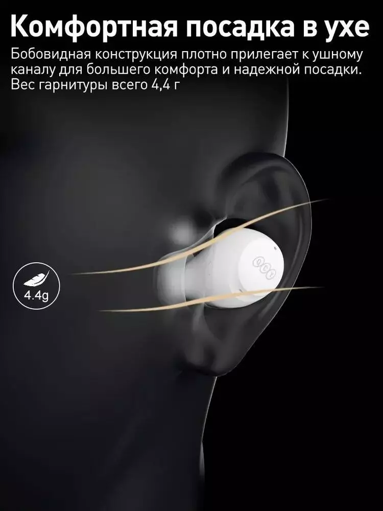 Беспроводные наушники QCY ArcBuds HT07 ANC - фото 9 Беспроводные наушники QCY ArcBuds HT07 ANC - фото 9