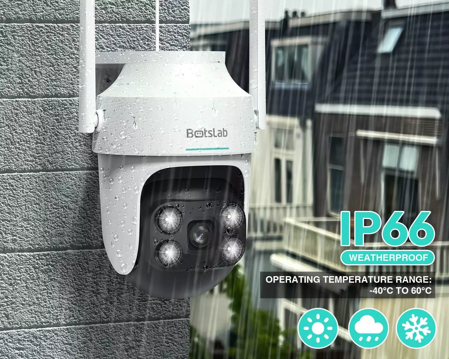IP камера Botslab Outdoor Pan/Tilt Camera Pro (W312) - фото 5 IP камера Botslab Outdoor Pan/Tilt Camera Pro (W312) - фото 5