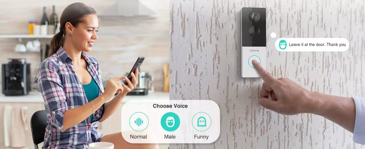 Умный дверной звонок Botslab Video Doorbell R801 - фото 10 Умный дверной звонок Botslab Video Doorbell R801 - фото 10