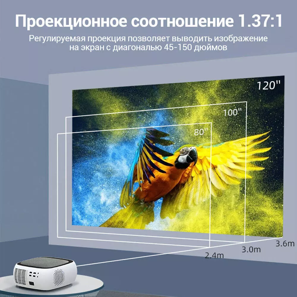 Проектор Lenovo ThinkPlus Air H4 Projector (1080P, 500 ANSI) - фото 9 Проектор Lenovo ThinkPlus Air H4 Projector (1080P, 500 ANSI) - фото 9