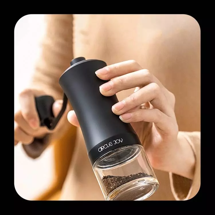Кофемолка ручная Circle Joy Hand Coffee Grinder (CJ-CF17-B) - фото 2