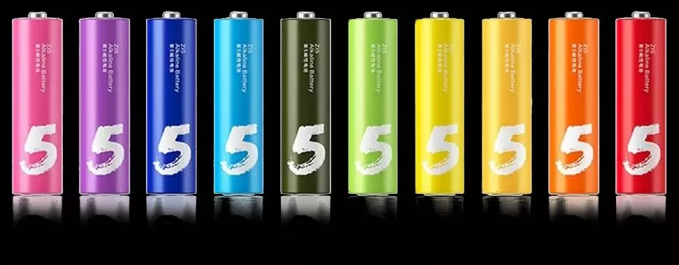 Купить Батарейки ZMI Rainbow ZI5 Batteries типа AA 10 шт. (цветные) - фото 1