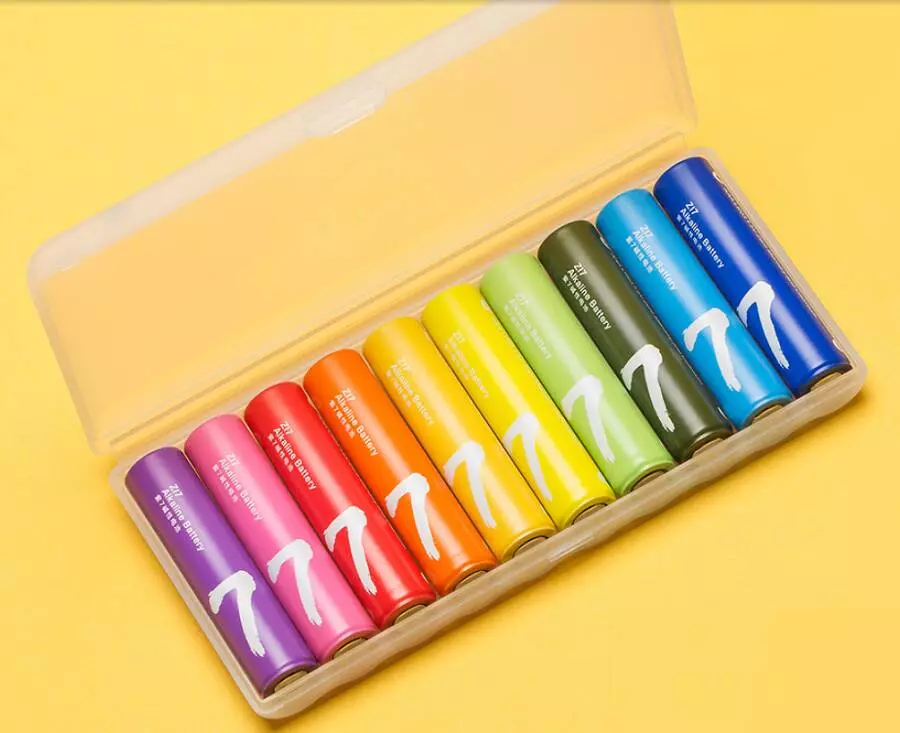 Купить Батарейки ZMI Rainbow ZI7 Batteries типа AAА 10 шт. (цветные) - фото 1