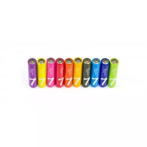 Батарейки ZMI Rainbow ZI7 Batteries типа AAА 10 шт. (цветные) - фото 2