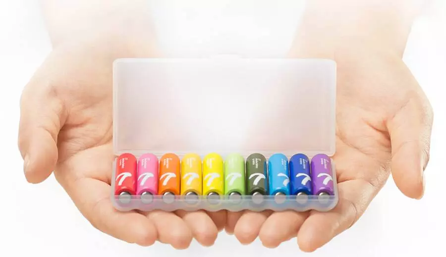 Батарейки ZMI Rainbow ZI7 Batteries типа AAА 10 шт. (цветные) - фото 3