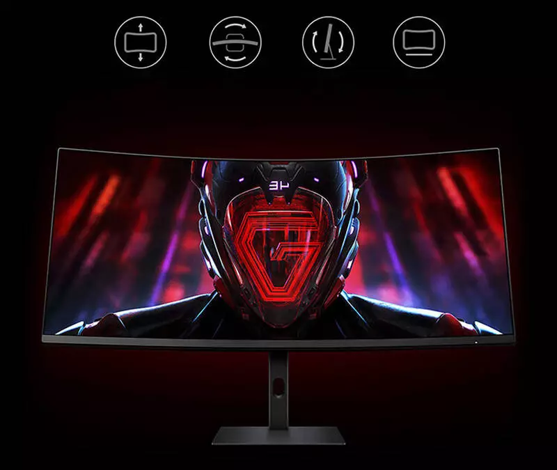 Монитор Xiaomi Redmi Surface Display G34WQ 34" 180Hz (C34WQBA-RG) - фото 8