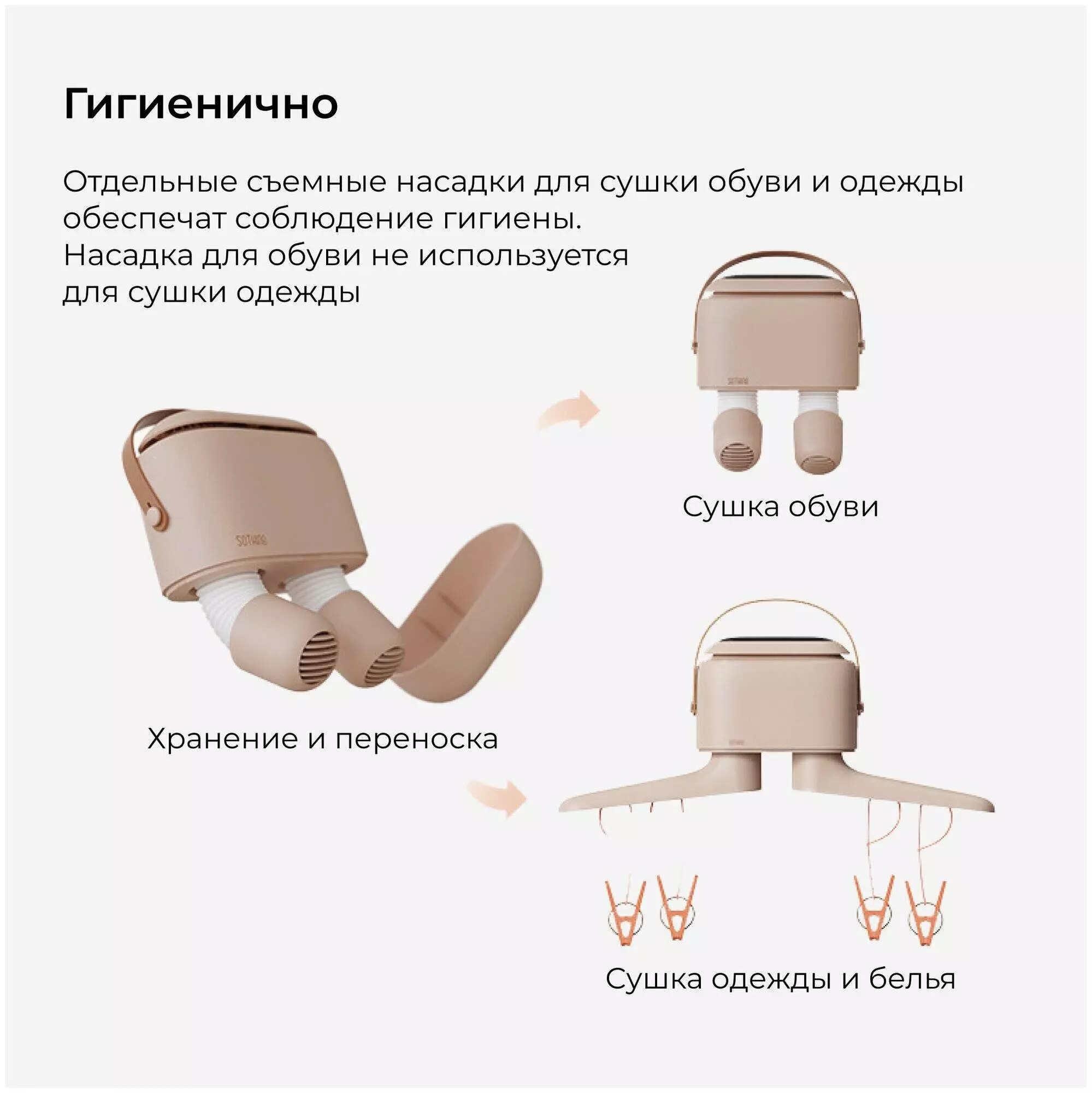 Сушилка для одежды Sothing DSHJ-S-2101(A/B) - фото 7 Сушилка для одежды Sothing DSHJ-S-2101(A/B) - фото 7