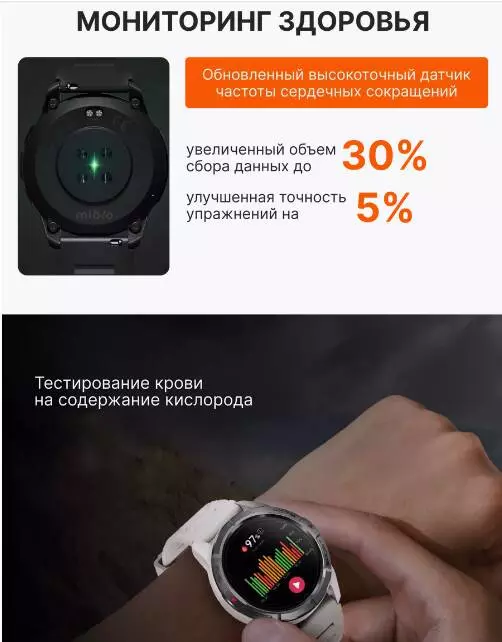 Умные часы Mibro GS Active (XPAW016） - фото 6
