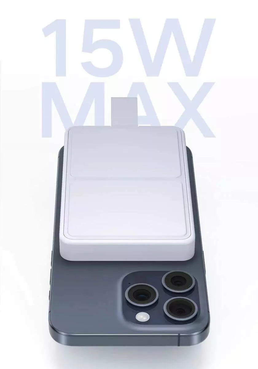Внешний аккумулятор Xiaomi Power Bank Magnetic Wireless Magsafe 6000mAh (WPB0620MI) - фото 3