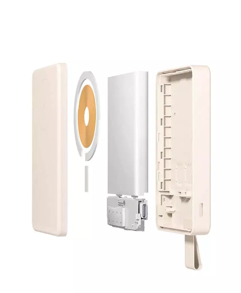 Внешний аккумулятор Xiaomi Power Bank Magnetic Wireless Magsafe 6000mAh (WPB0620MI) - фото 9