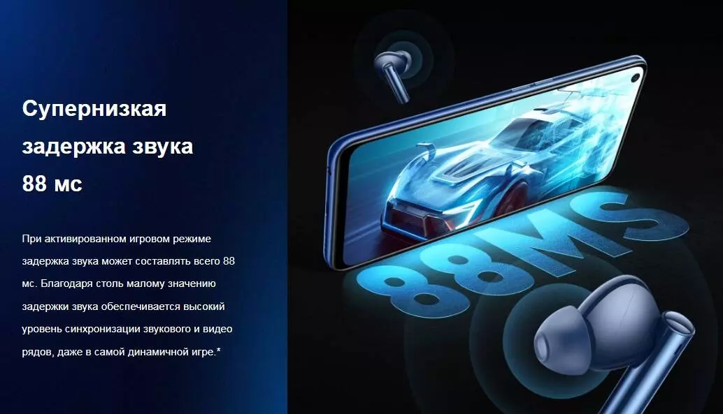 Беспроводные наушники Realme Buds Air 3 Le Mans Edition - фото 9 Беспроводные наушники Realme Buds Air 3 Le Mans Edition - фото 9