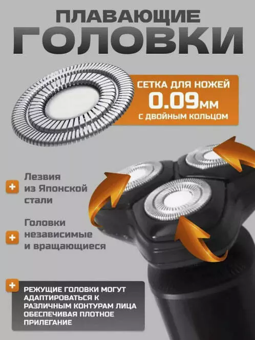 Электробритва Xiaomi Sease Electric Shaver S2301 - фото 2 Электробритва Xiaomi Sease Electric Shaver S2301 - фото 2