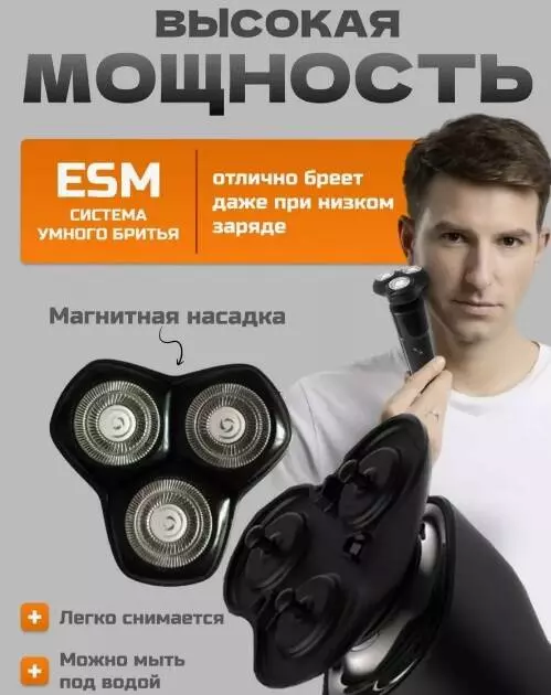 Электробритва Xiaomi Sease Electric Shaver S2301 - фото 4 Электробритва Xiaomi Sease Electric Shaver S2301 - фото 4