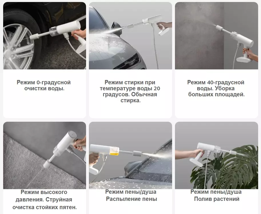 Беспроводной пистолет для автомойки Xiaomi Mijia Wireless Car Washer (MJXCJ001QW) - фото 8 Беспроводной пистолет для автомойки Xiaomi Mijia Wireless Car Washer (MJXCJ001QW) - фото 8