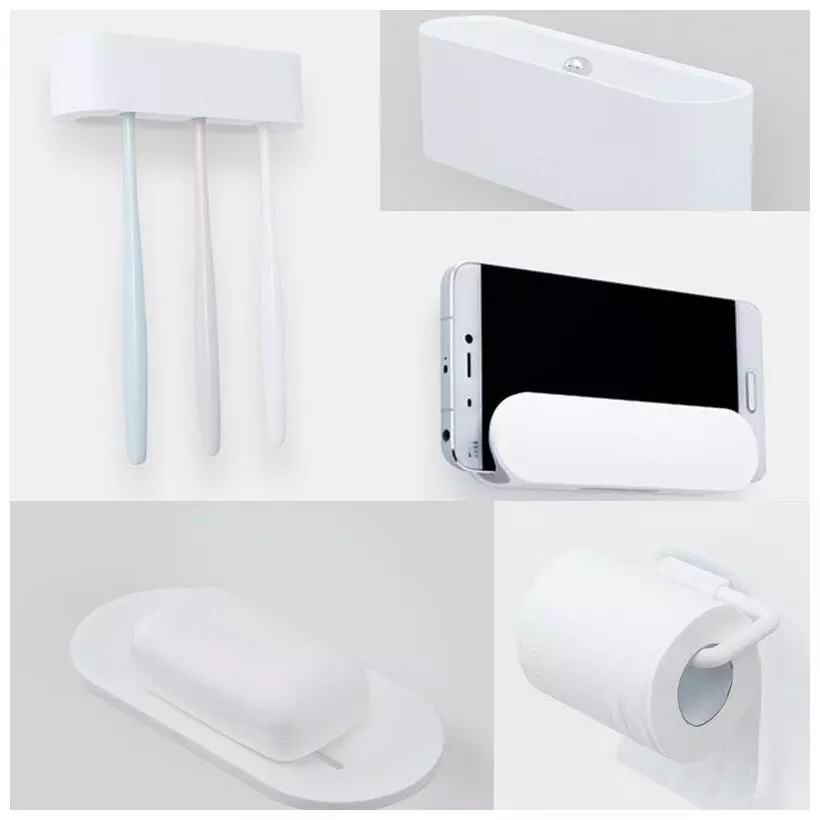 Набор аксессуаров для ванной Xiaomi Bathroom Tools 4 IN 1 (HLWYWJT03) - фото 4