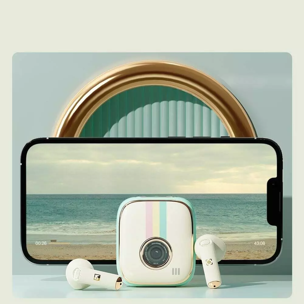 Купить Беспроводные наушники Xiaomi Rock Retro Style TWS Earphone Camera - фото 1