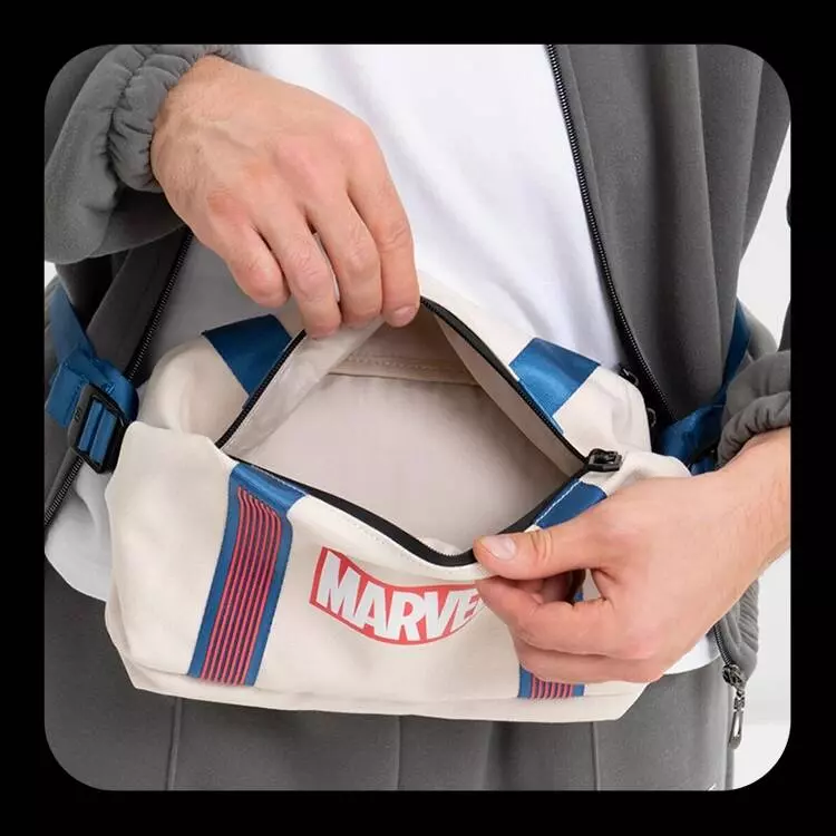 Сумка Xiaomi 90 Points NINETYGO Marvel Casual Crossbody Chest Bag - фото 2