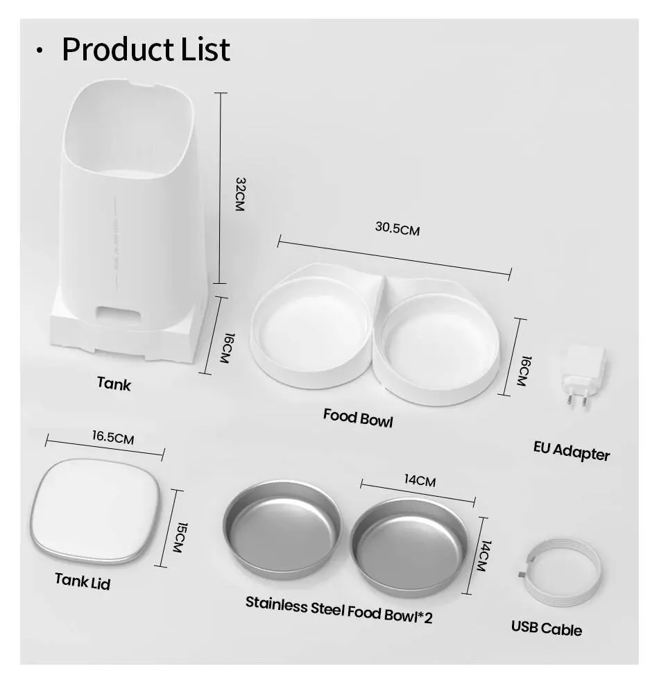 Автокормушка для животных Xiaomi Rojeco 4L Automatic Pet Feeder WIFI Version Double Bowl - фото 12 Автокормушка для животных Xiaomi Rojeco 4L Automatic Pet Feeder WIFI Version Double Bowl - фото 12