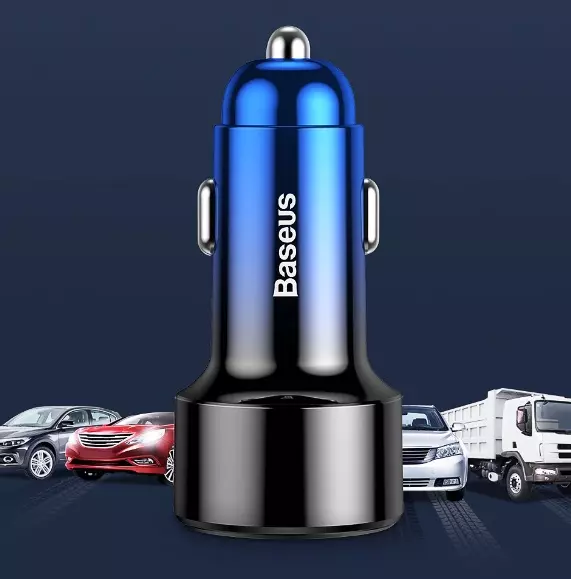 Автомобильное зарядное устройство Baseus Dual QC 45W - фото 10 Автомобильное зарядное устройство Baseus Dual QC 45W - фото 10