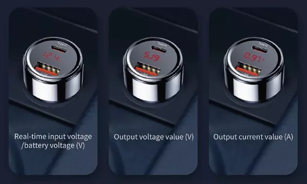 Автомобильное зарядное устройство Baseus Dual QC 45W - фото 5 Автомобильное зарядное устройство Baseus Dual QC 45W - фото 5
