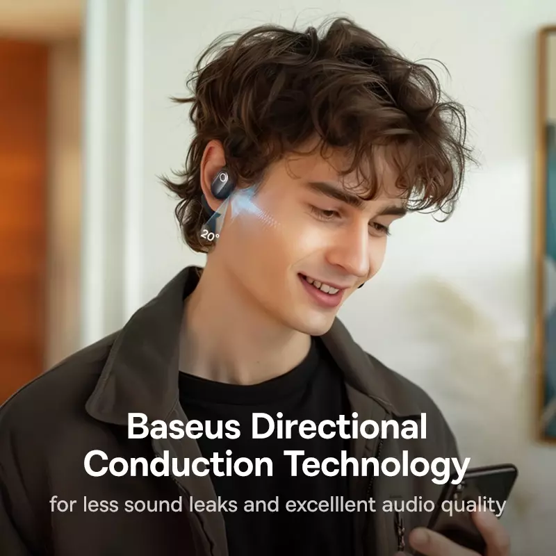 Беспроводные наушники Baseus Eli Sport 1 Open-Ear TWS Earbuds - фото 2 Беспроводные наушники Baseus Eli Sport 1 Open-Ear TWS Earbuds - фото 2