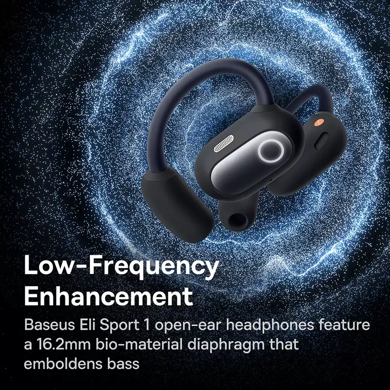 Беспроводные наушники Baseus Eli Sport 1 Open-Ear TWS Earbuds - фото 3 Беспроводные наушники Baseus Eli Sport 1 Open-Ear TWS Earbuds - фото 3