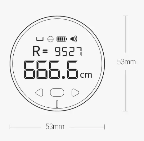 Рулетка электронная Xiaomi DUKA/ATuMan Mini Q Electronic Ruler - фото 10