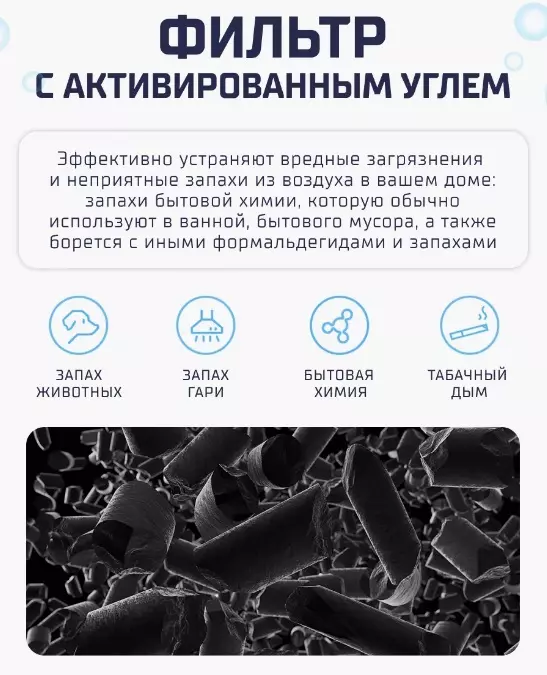 Фильтр Beheart для очистителя воздуха Xiaomi Mi Air Purifier 4 - фото 6 Фильтр Beheart для очистителя воздуха Xiaomi Mi Air Purifier 4 - фото 6