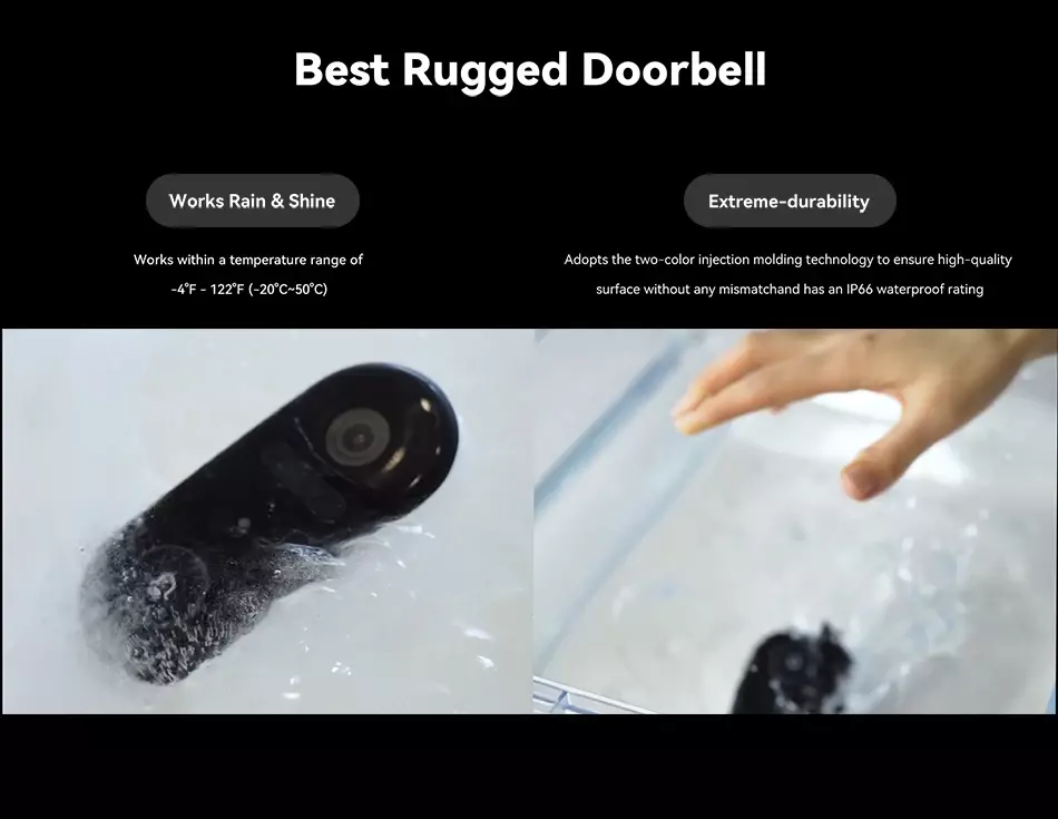 Умный дверной звонок Xiaomi IMILAB Smart Wireless Video Doorbell (CMSXJ33A) - фото 9