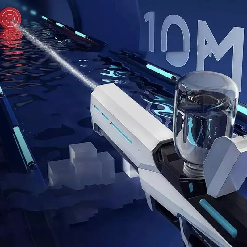 Электрический автоматический водяной пистолет Xiaomi Xiaomuma 8808-60B - фото 5 Электрический автоматический водяной пистолет Xiaomi Xiaomuma 8808-60B - фото 5