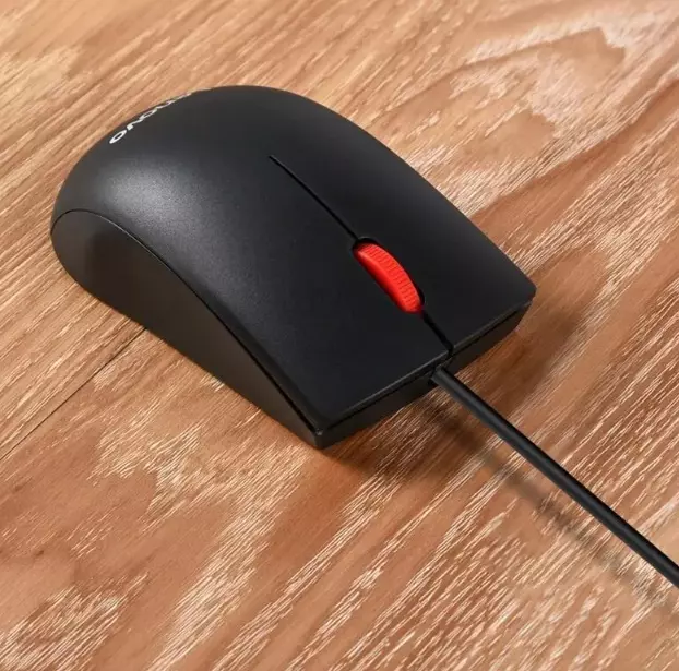 Мышь Lenovo Big Red Dot Slient Cable Mouse M220L - фото 3 Мышь Lenovo Big Red Dot Slient Cable Mouse M220L - фото 3