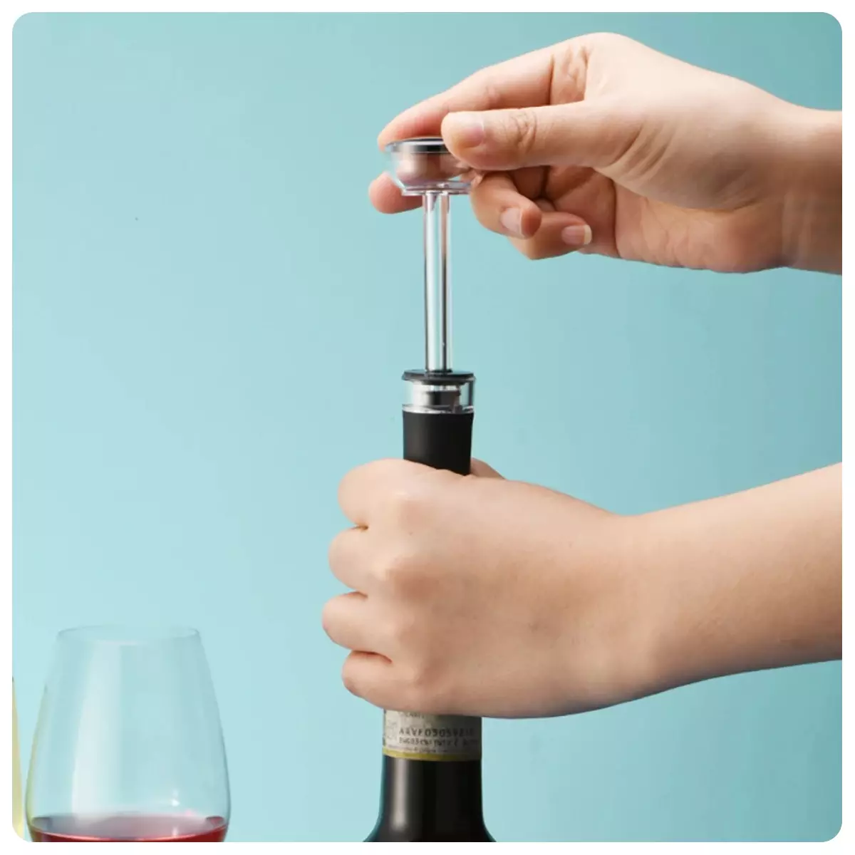 Винный набор Circle Joy Darth Vader 2 in 1 Wine Opener and Preserver rechargeable (CJ-TZ21) - фото 6 Винный набор Circle Joy Darth Vader 2 in 1 Wine Opener and Preserver rechargeable (CJ-TZ21) - фото 6