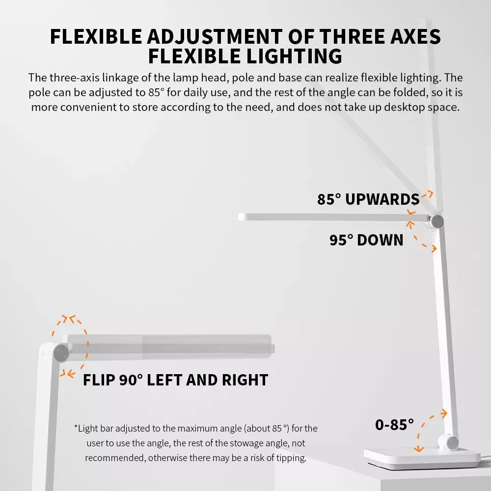 Настольная лампа Xiaomi Mijia Desk Lamp 2 Lite (9290041673) - фото 5 Настольная лампа Xiaomi Mijia Desk Lamp 2 Lite (9290041673) - фото 5
