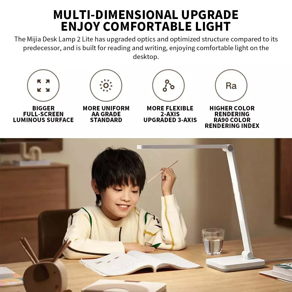 Настольная лампа Xiaomi Mijia Desk Lamp 2 Lite (9290041673) - фото 6 Настольная лампа Xiaomi Mijia Desk Lamp 2 Lite (9290041673) - фото 6