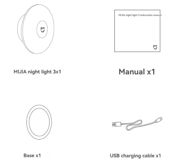 Ночник Xiaomi Mijia Night Light 3 (9290041696) - фото 10 Ночник Xiaomi Mijia Night Light 3 (9290041696) - фото 10