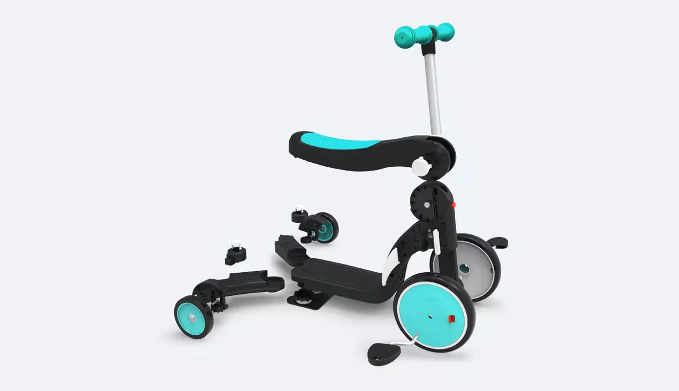 Детский самокат-беговел Xiaomi Bebehoo Deformation Stroller DGN5-2 - фото 7 Детский самокат-беговел Xiaomi Bebehoo Deformation Stroller DGN5-2 - фото 7