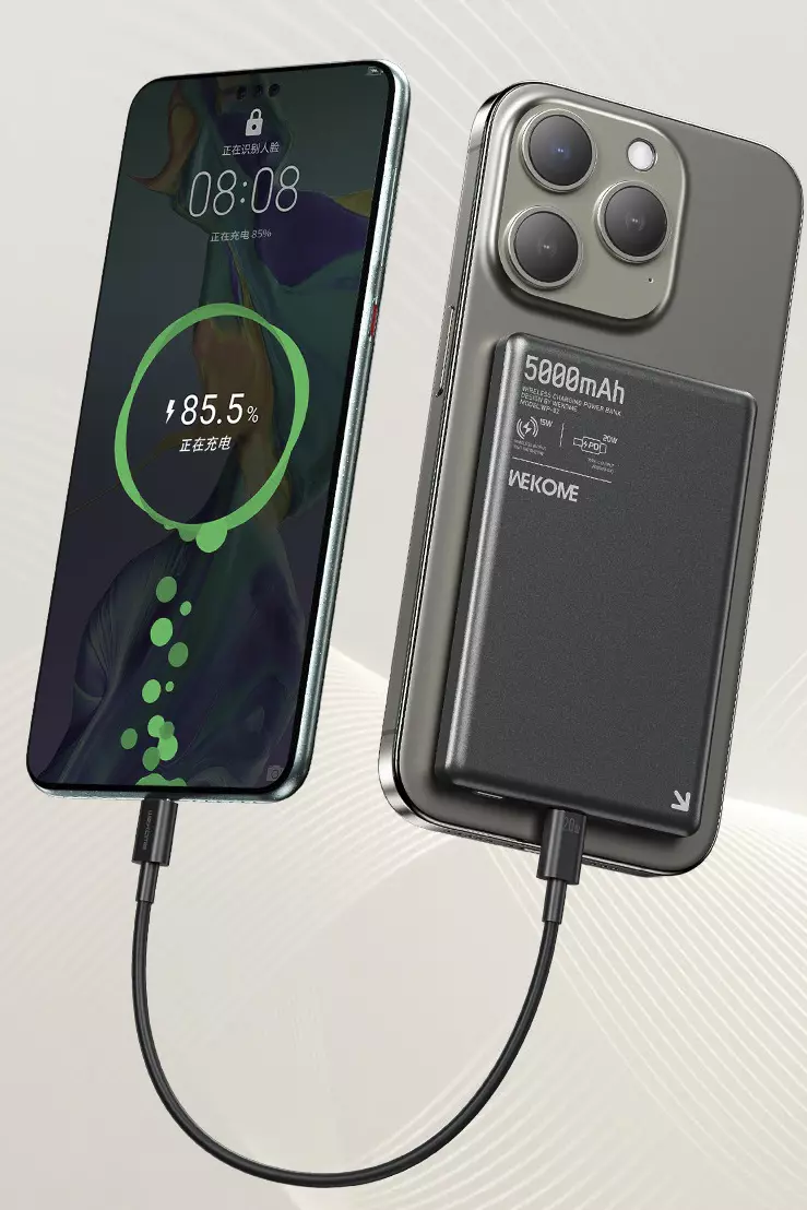Внешний аккумулятор WEKOME WP-82 Power Bank 5000mAh - фото 3 Внешний аккумулятор WEKOME WP-82 Power Bank 5000mAh - фото 3