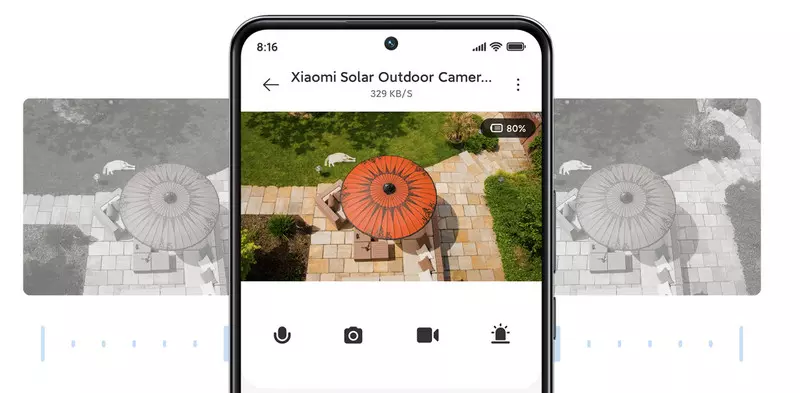 IP камера Xiaomi Solar Outdoor Camera BW400 Pro Set (BHR7747GL) - фото 9 IP камера Xiaomi Solar Outdoor Camera BW400 Pro Set (BHR7747GL) - фото 9