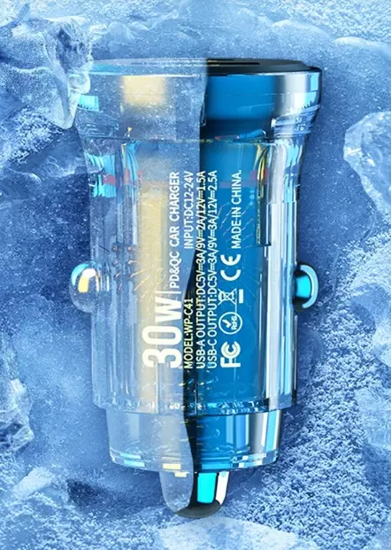 Автомобильное зарядное устройство WEKOME WP-C41 - фото 5 Автомобильное зарядное устройство WEKOME WP-C41 - фото 5