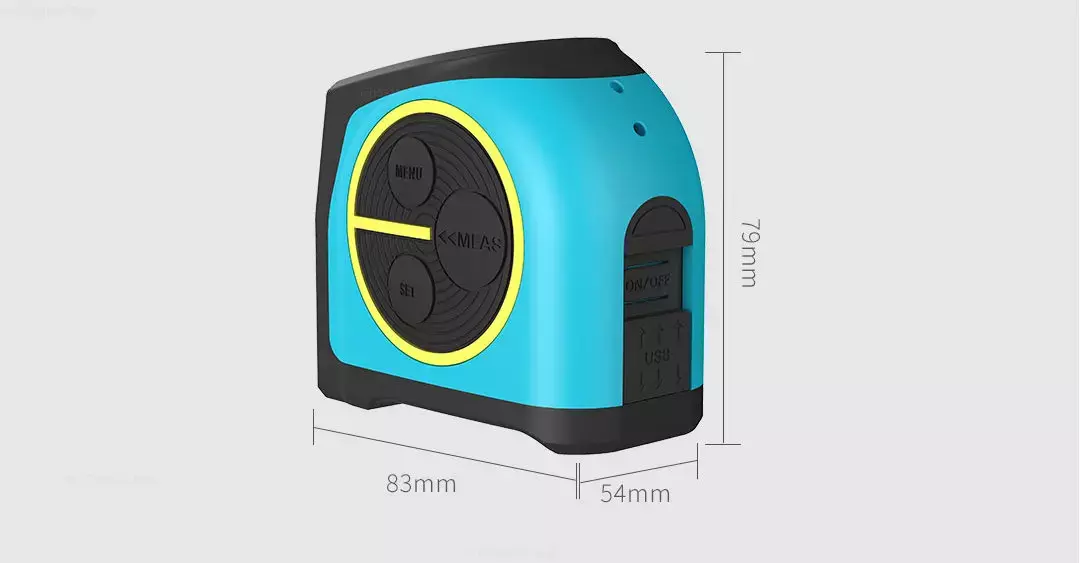 Лазерный уровень Xiaomi MILESEEY Laser Ranging Tape Measure DT10 40 м - фото 12