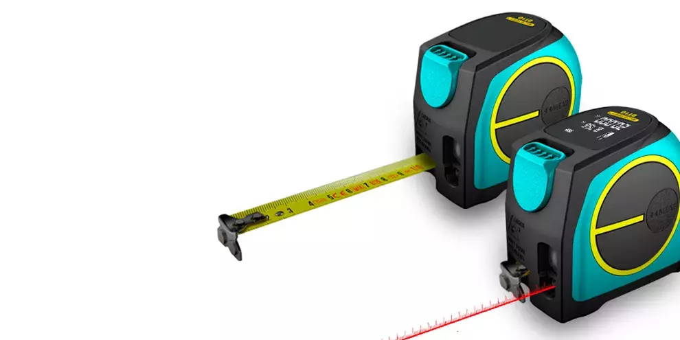 Лазерный уровень Xiaomi MILESEEY Laser Ranging Tape Measure DT10 40 м - фото 3