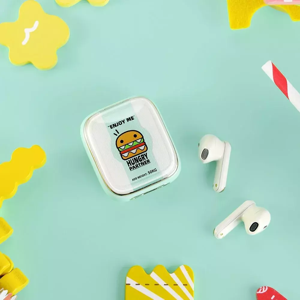 Беспроводные наушники Xiaomi Rock Retro Style TWS Earphone Hamburger - фото 3 Беспроводные наушники Xiaomi Rock Retro Style TWS Earphone Hamburger - фото 3