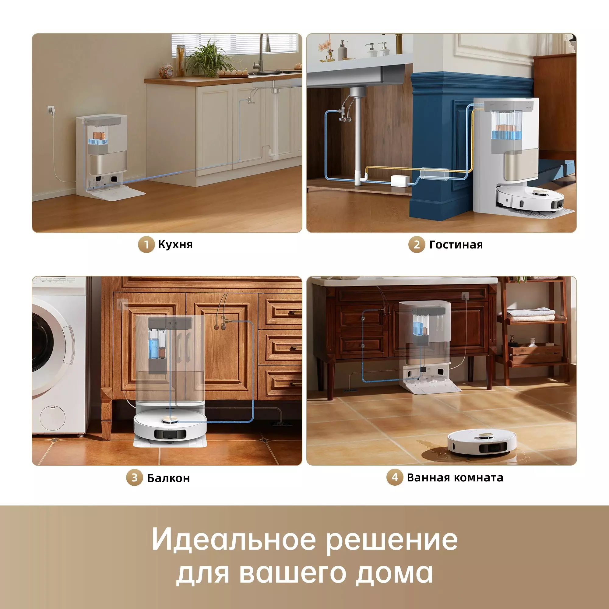 Комплект для подключения к водопроводу Dreame Sewer Connection Kit RAW6 (для L10s Pro Ultra/X40 Ultra/X30 Ultra) - фото 3 Комплект для подключения к водопроводу Dreame Sewer Connection Kit RAW6 (для L10s Pro Ultra/X40 Ultra/X30 Ultra) - фото 3