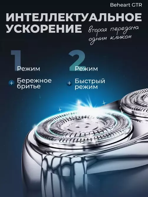 Электробритва Xiaomi BEHEART GTR - фото 4 Электробритва Xiaomi BEHEART GTR - фото 4