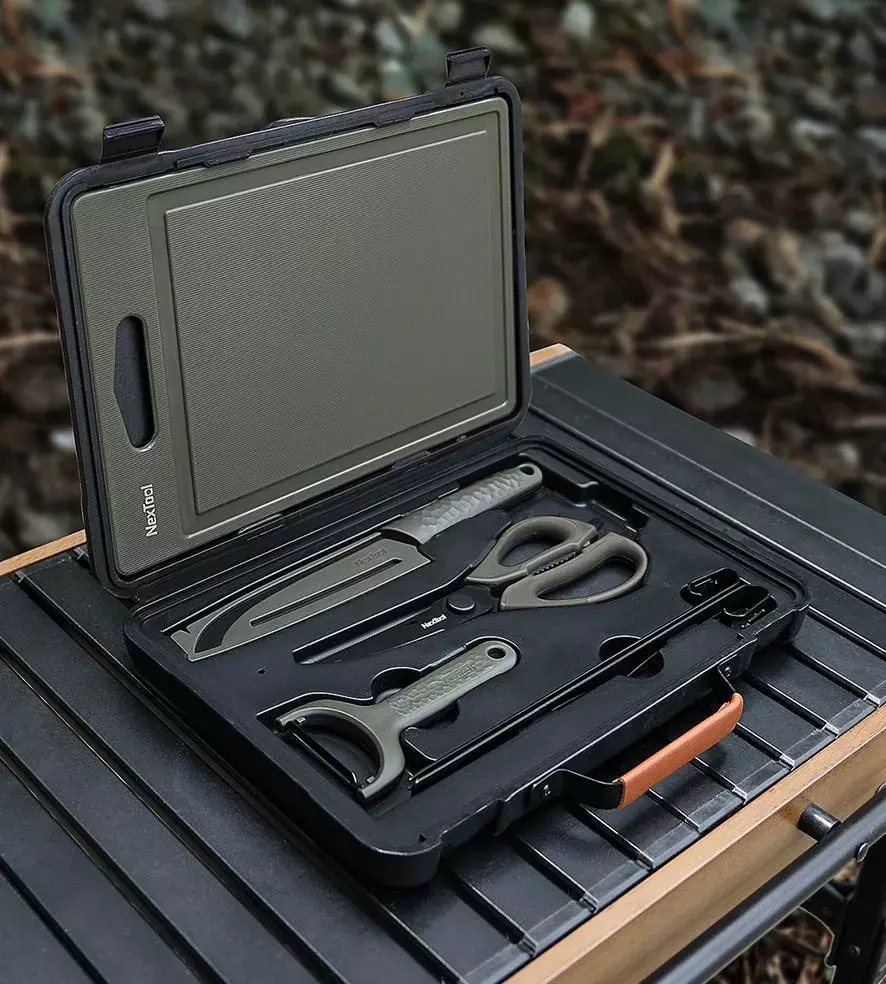 Купить Набор приборов для барбекю Xiaomi Nextool Barbecue Tool Set 6 в 1 (NE20261) - фото 1 Купить Набор приборов для барбекю Xiaomi Nextool Barbecue Tool Set 6 в 1 (NE20261) - фото 1