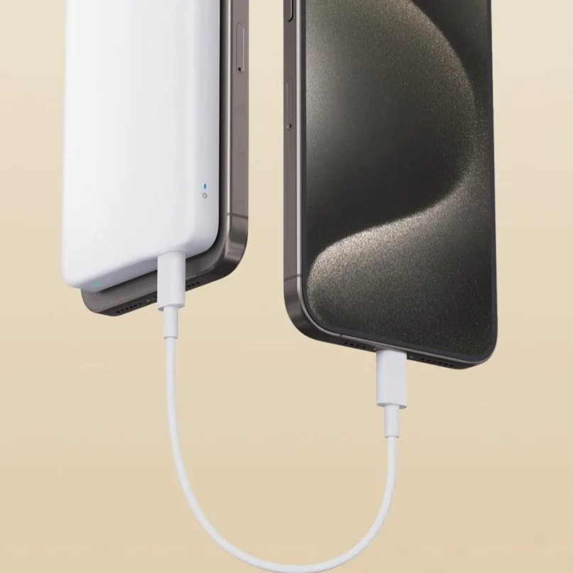 Аккумулятор магнитный Xiaomi 7.5W Magnetic Wireless Power Bank 5000 mAh (WPB0507) White (Белый)