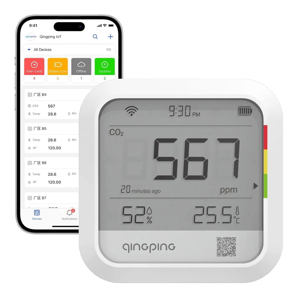 Анализатор качества воздуха Qingping Air Monitor (CGP22C) White (Белый) CN