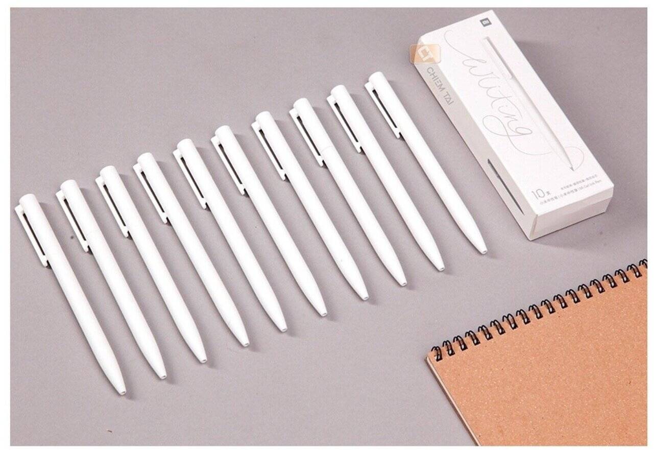Набор гелевых ручек Xiaomi Gel Ink Pen (MJZXB01WC) (10 шт) White (Белый)